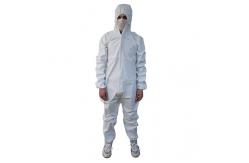 China Fluid Resistant Disposable Medical Gowns Non Woven Coverall With Hood supplier