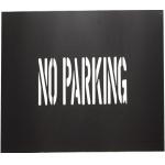 Chemical Resistant No Parking Plastic Letter Stencils Durable Traffic Marking for sale