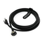 Alvin'S Cables GigE Cat 6 S/STP DrC With RJ45 Right Angle Locking Screws Data Cable For Basler Cameras 3M|9.84ft for sale
