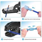Lightweight Quick Wire Disconnect Terminal Electrical Multipurpose Plastic 800pcs