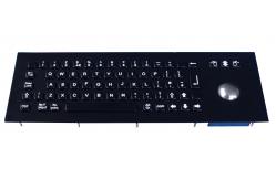 China Black Embedded Waterproof Wire Keyboard 1.5mm Thickness Front Plate supplier