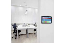 China 10.1Inch RK3399 CPU meeting room booking tablet With Both Sides Led Light supplier