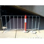 Temporary Steel Metal Crowd Barrier Fencing 1.8m - 2.5m Width for sale