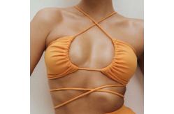China 2 Set Halter Straps Womens Party Maxi Dresses Wrap Breasts And Navel supplier