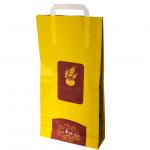 Accept Custom 6L 10L 12L Kraft Paper Packaging Bags Heat Sealed for sale