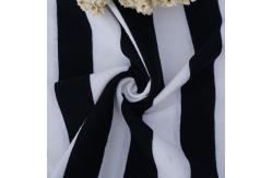 China Durable And Comfortable Texture Pure Cotton ​Striped Material Fabric For Tracksuit supplier
