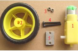 China Smart Car Chassis Remote Control Car Parts Suits for Arduino Starter supplier