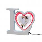 Blank Sublimation Love Magic Mirror Photo Frame For Valentine'S Day Gift for sale