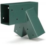 Stamping Punching Bending Outdoors Garden Decor Wood Connector Metal Swing Stand Sample for sale