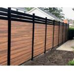 Beautiful Wood Clour 6ft FRP Fencing High Durability Low Maintenance for sale
