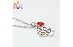 China Clavicle Womens Engraved Necklace supplier