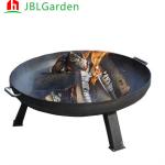 Round Outdoor Corten Steel Garden Wood Burning Fire Pit 60cm-150cm HNJBL-FB01 for sale