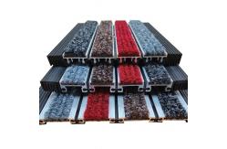 China Slip Resistant Aluminum Roll Up Emtrance Matting High Traffic  18MM supplier