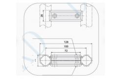 China Aluminum lean Pipe Connector for Lean tube System supplier