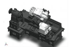 China Automatic Versatility Dual Spindle Cnc Lathe With Live Tooling Y Axis supplier