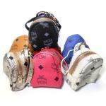 Custom Glitter Leather Mini Backpack Keychain Nickle Plating for sale