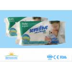 Sentitive Merry quality  Sterile alcohol free Clearing Disposable Wet Wipes with Johnson smell for sale