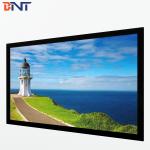 Bnt250 Inch Matte White Fabric Fast Fold Projector Screen with Square Aluminum Metal Folding Frame for sale