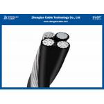 Aluminum Duplex Triplex Quadplex Aerial Bundled Cables XLPE Insulation for sale