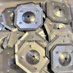 32mm Galvanzied Steel Square Self Locking Washer Fix 2.7mm Insulation Pins