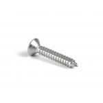 Fully Threaded Self Tapping Metal Screws With Flat Slotted Countersunk Head for sale
