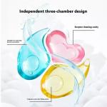 Customized Eco-Friendly Three-Chamber Three-In-One Scented Laundry Detergent Pods For Stock for sale