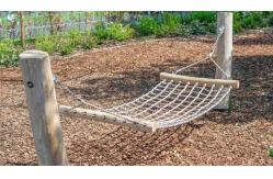 China 150cm*80cm 6 Strand Polyester Combination Rope Playground Hammock Swing supplier