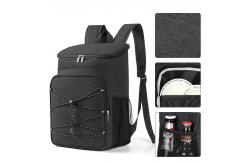 China Custom Thermal Insulated Food Lunch Bags With Waterproof Cooler Compartment supplier