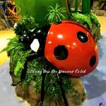 Waterproof Animatronic Insect Seven Spotted Ladybug For Entertainment Park for sale