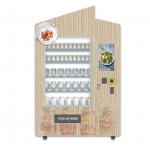 Fresh Food Healthy Salad Vending Machine With Touch Screen For Subway Station for sale