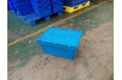 China Larger Logo Printing Stack Nest Plastic Attached Lid Containers supplier