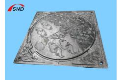 China C250 Ductile Iron Square Art Manhole Cover Size 700*865*100mm supplier