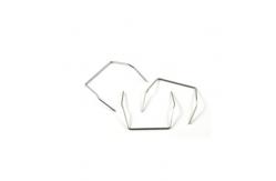 China Zinc Wire Spring Hooks 1/16 1/8 3D CNC Bending Steel supplier