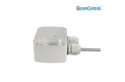 China PC and ABS PT100 class A wall mounted temperature sensor transmitter supplier