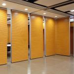Soundproof Wooden Foldable Movable Partition Walls For Meeting Room / Exhibition Hall for sale