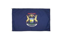 China High-density Polyester Michigan Flag Customization Precision Printing supplier
