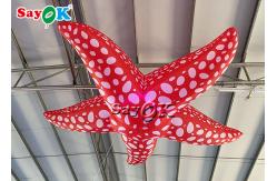 China Store Decorative 3m Hanging Led Lighting Inflatable Starfish supplier
