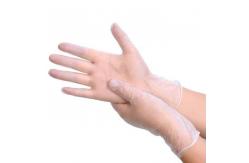 China Custom Pvc Disposable Gloves Food Grade Transparent Good Elasticity Thin Thickness supplier