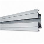 Golden / Silver Aluminum Curtain Wall Systems Anodized , 6063-T5 for sale