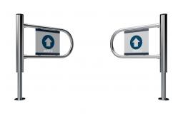 China Zento Energy-Free Operation And Rust-proof Mechanism Manual Swing Turnstile Gate supplier