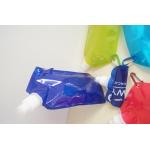 Custom Printed Collapsible Foldable Water Bags / Bottle with Carabineer