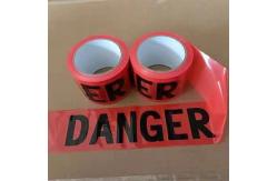 China Red Danger Tape Material Polyethylene Plastic Barrier Tape supplier