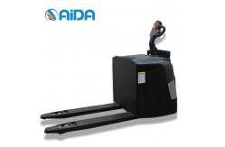 China CE Certified Stand On Electric Pallet Jack , Lithium Electric Hydraulic Pallet Jack supplier