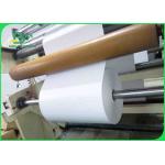 High Brightness White Bond Paper / 60 gsm Uncoated Woodfree Paper For Magazines for sale