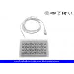Stainless Steel Mini Industrial Metal Keyboard With Optional Connectors for sale
