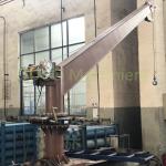 1.3t Cargo 2.7m Crane Manual Slewing Fixed Boom Crane for sale
