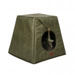 Novelty Paper Cooling Pet Mat Tunnel Cat Bed Yellow Green for sale