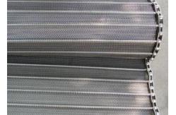 China Drying And Draining 201 Chain Mesh Conveyor Belt 3mm Dia supplier