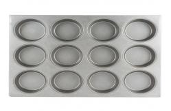 China RK Bakeware China-Mackies Slicone Glazed Pecan Roll/Jumbo Muffin Pan supplier
