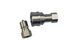 China SS316 1 Inch Hydraulic Quick Coupler , Hydraulic Hose Quick Disconnect Fittings supplier